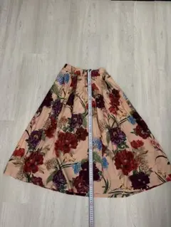 ZARA 花柄フレアスカートのサムネイル