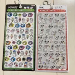 正規品　ボンボンドロップシール　101ワンちゃん　スヌーピー