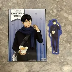 コスモワールド ハイキュー ステッカー 影山飛雄 購入特典ビジュアルカード