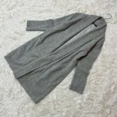 ミッシェルクラン コーディガン ロングカーディガン グレー 38 日本製