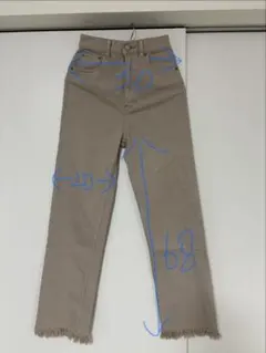 マウジーmoussy ベージュデニム