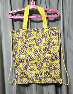 未使用品 GENERATIONS 片寄涼太 ジェネ犬 ナップサック イエロー