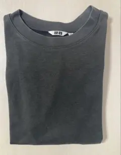 UNIQLO U エアリズムオーバーサイズ Tシャツ L ダークグレー