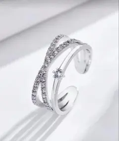 ‼️赤字覚悟‼️大人気ジルコニアリング シルバー 韓国インポート 即日発送