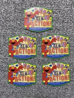 エルモ アクション ステッカー 5枚セット