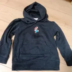 スーパーマリオ フード付きパーカー 120