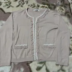 ギャラリービスコンティ　カーディガン　ピンク