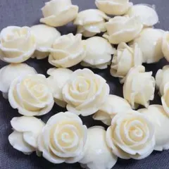 dr130/SALE！人工石◇バラ　約20mm 1連