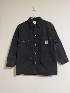 激レア 90s 星タグ CARHARTT チョアコート ブラック 42 裏キルト
