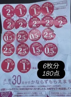 ヤマザキ 春のパンまつり 2026 点数シール180点 お皿6枚分