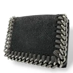 【希少】ステラマッカートニー ファラベラ 三つ折り財布 ミニウォレット ブラック