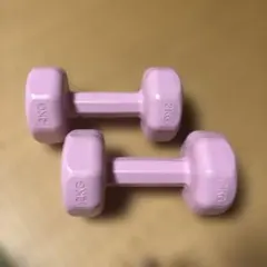 ダンベル 2kg 2個セット ピンクのサムネイル