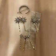 ウエディング　星型ヘアピンセット