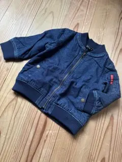 futafuta MA-1 デニム ジャケット　95cm