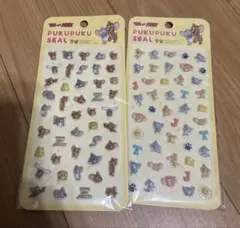 トムジェリぷくぷくシール