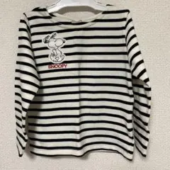 【mana様】スヌーピー刺繍ストライプ長袖110