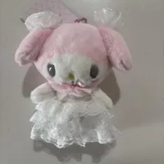 レディマイメロディ マスコット ホワイト マイメロ マスコットホルダー