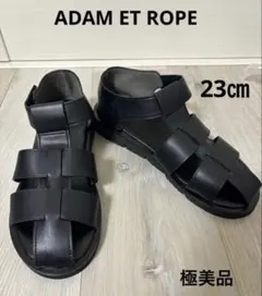 ADAMETROPEアダムエロペ⭐︎グルカサンダル 23cmアップルレザー新品のサムネイル