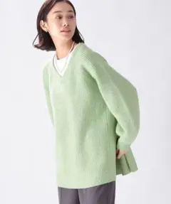 niko and … ミントグリーン ニット セーター Lサイズ