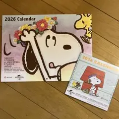 ニッセイ　スヌーピー 2026年壁掛けカレンダー&卓上カレンダーセット 非売品
