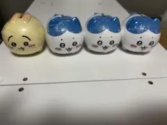 ちいかわ　貯金箱　ガチャ　うさぎ　ハチワレ✖️3