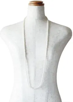 5㎜玉 ロング パール ネックレス 100㎝ 結婚式 卒業式 入学式 お出かけ