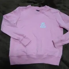 裏起毛トレーナー　140 ピンク　トレーナー　裏起毛　130 HOWLIN