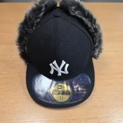 New Era 59FIFTY ブラック ドッグイヤー 7 1/8のサムネイル