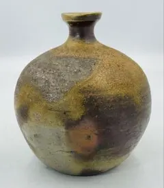 【M-35】★実力作家・佐藤苔助先生　備前焼小蕪徳利　高さ：15、2㎝★