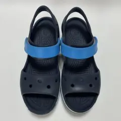 Crocs クロックス サンダル ネイビー ブルー J2サイズ 20cmのサムネイル