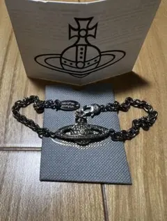 ヴィヴィアンウエストウッド ブレスレット オーブ ガンメタル