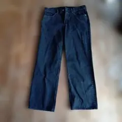 H&M リラックスフィット デニムパンツ 32/30 ダークグレー