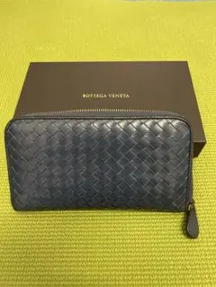 BOTTEGA VENETA イントレチャート ラウンドファスナー長財布のサムネイル