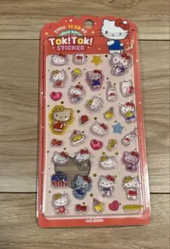韓国限定　ハローキティ ステッカー 3Dデザイン