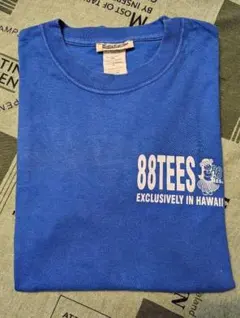 88TEES PLAZA 限定 Tシャツ 古着 ハワイ ハワイアン ブルー