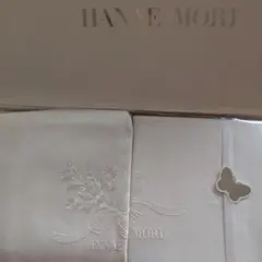 HANAEMORI フラットシーツ シングル２枚セット 140x240cm