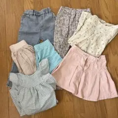 120 まとめ売り 子供服セット（スカート、ドレス、パンツ）