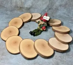 丸太 輪切り ハクウンボク8.8㎝×1㎝厚　切り株251130-6