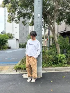 Champion スウェット　長袖　白　XL