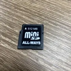 miniSDカード　512MB
