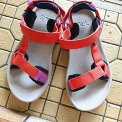 Teva スポーツサンダル オレンジ パープル 23cm未使用タグ無しのサムネイル