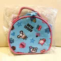 希少　エンジェルブルー ポーチ 小物入れ レトロ　ナカムラくんキャラクターグッズ