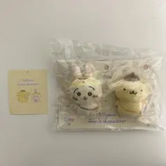 ちいかわ サンリオ コラボ ペアブローチ マスコットホルダー タグ