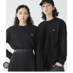 LACOSTE ブラック 長袖Tシャツ