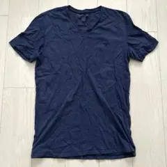 American Eagle Vネック Tシャツ ネイビー