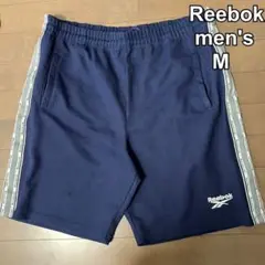Reebok リーボック　メンズ　短パン　ショートパンツ　スポーツ　紺　M