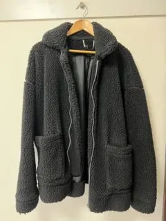 ダークグレー フリースジャケット