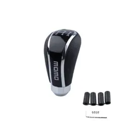 MOMO モモ　シフトノブ　5MT レザー　シフト　ノブ　ブラック