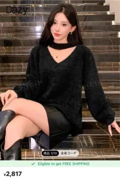 SHEIN 人気商品 ニット 韓国系 ワンホン