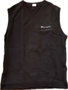 champion 黒 ベスト Lサイズ